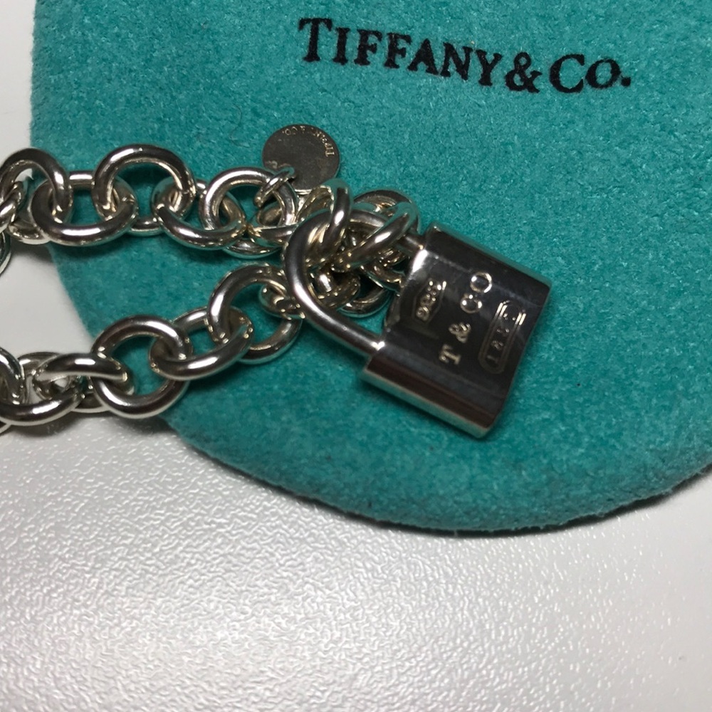 TIFFANY & CO. 1837 Padlock Charm Bracelet - Picture 6 of 9